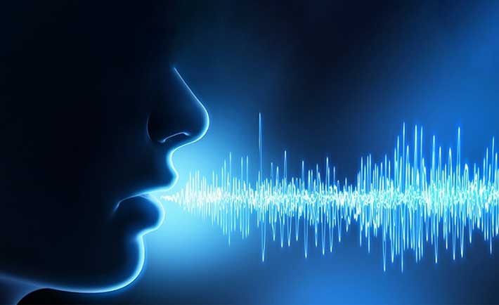 Sound wave illustration representing speech and communication therapy